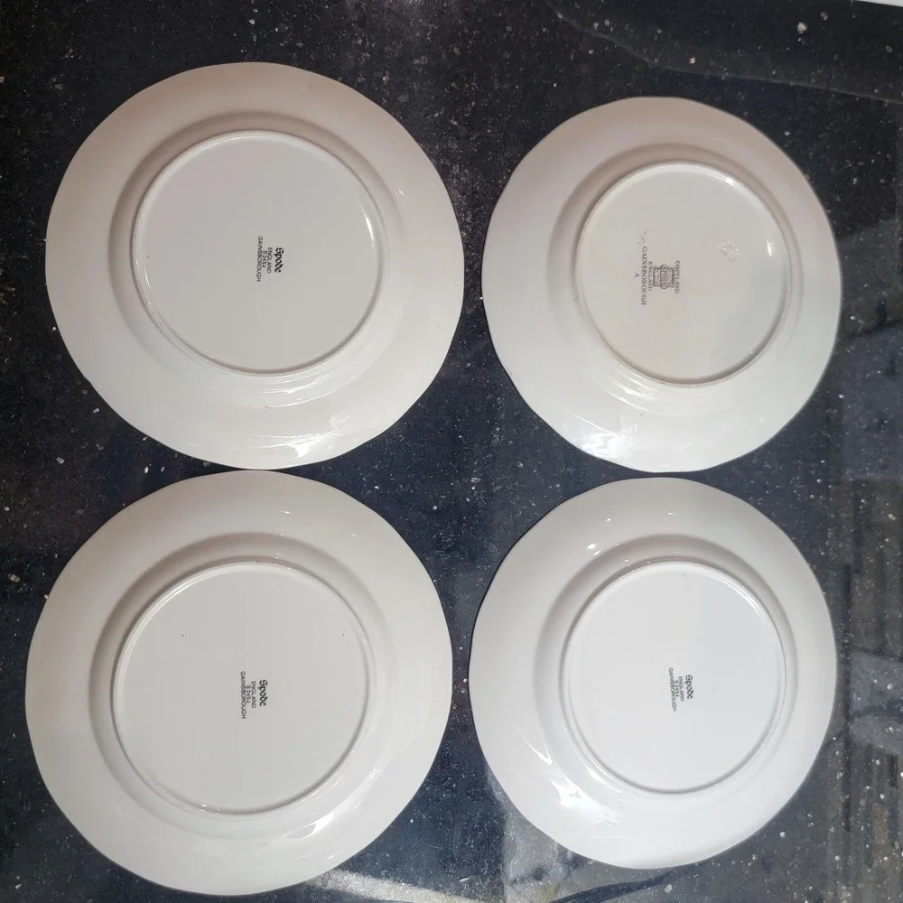 Spode Copeland Gainsborough S245J Bread Butter Plates 6.25 Inch Set of 4 England